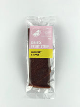 Load image into Gallery viewer, Mulberry &amp; Apple Dried Fruit Strip